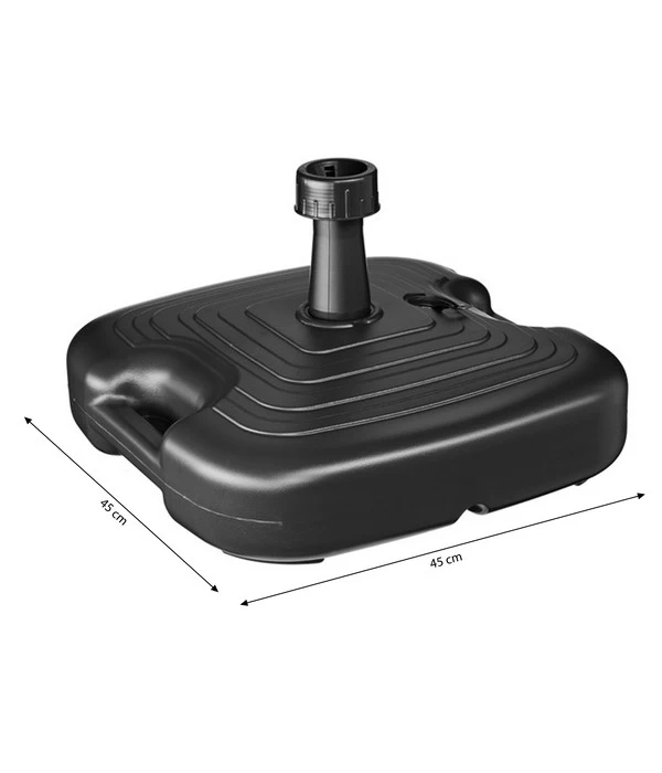 Sonnenschirm-Ständer, Kunststoff, 20 Liter, Ca. B45/T45 Cm 5 Sonnenschirm-Ständer, Kunststoff, 20 Liter, Ca. B45/T45 Cm – Bild 3