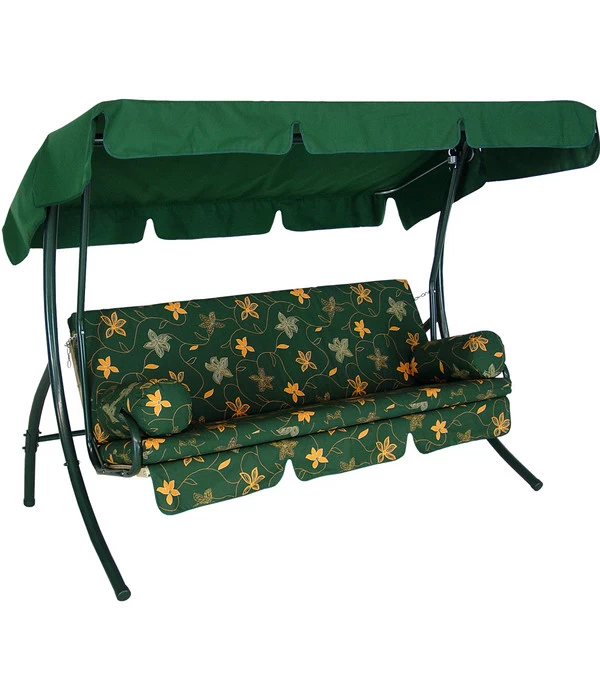 Angerer Hollywoodschaukel Trend, Design Korfu Grün, 3-Sitzer 3 Angerer Hollywoodschaukel Trend, Design Korfu Grün, 3-Sitzer