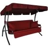 Angerer Hollywoodschaukel Trend Joy Bordeaux, 3-Sitzer -Outdoor Living Verkauf 1690254 WE FS 001 TrendJoyHollywoodschaukel