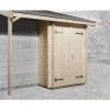 Weka Schleppdach Und Anbauschrank Gr. 2, Ca. B85/H210/T330 Cm -Outdoor Living Verkauf 1814268 WE FS 001 AnbauschrankundSchleppdachWeka