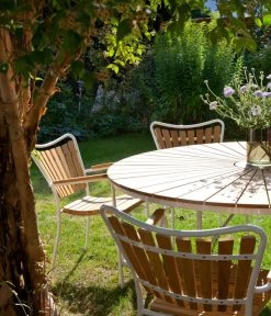 Cinas Gartentisch Ellen, Ca. Ø110/H74 Cm 8 Cinas Gartentisch Ellen, Ca. Ø110/H74 Cm -Outdoor Living Verkauf 2012250 WE MO 002 TischEllenD110Weiss