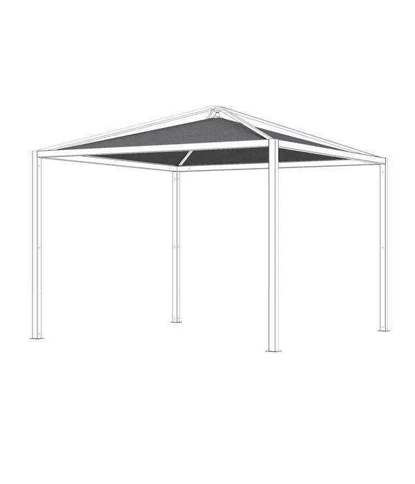 Siena Garden Schattenmanufaktur® Pergola Dachbezug Comuna, Ca. B300/T300 3 Siena Garden Schattenmanufaktur® Pergola Dachbezug Comuna, Ca. B300/T300