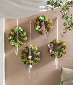 Dehner Türkranz Lavendel, Ca. Ø28 Cm -Outdoor Living Verkauf 22020216 WE MO 001 ImageBildKraenze Fruehling01