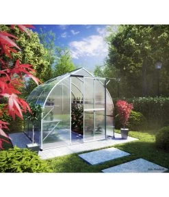 KGT Gewächshaus Rhodo IV -Outdoor Living Verkauf 2321479 5309372 5309315 WE FS 002 GewaechshausRhodo3AlublankMit6mmHKP