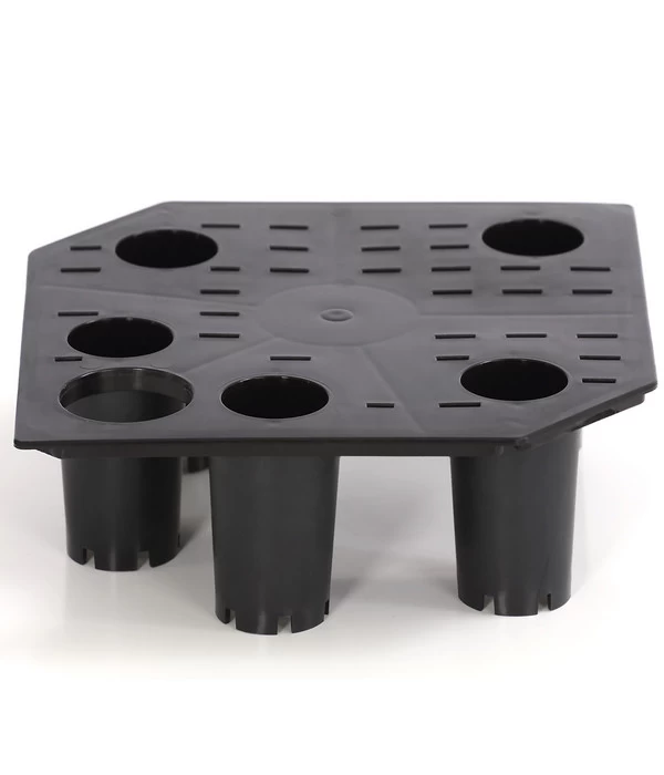 Dehner Kunststoff-Topf Elise, Konisch, Glänzend, Inkl. Bewässerungssystem 10 Dehner Kunststoff-Topf Elise, Konisch, Glänzend, Inkl. Bewässerungssystem – Bild 8