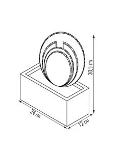 Seliger Zimmerbrunnen Tian, Schiefer -Outdoor Living Verkauf 2702371 WE FS 002 SeligerZimmerbrunnenTianSchiefer