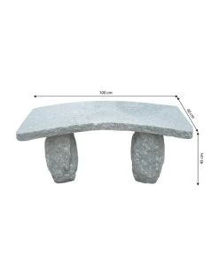 Dehner Granit-Gartenbank, Gebogen, 2-Sitzer 11 Dehner Granit-Gartenbank, Gebogen, 2-Sitzer -Outdoor Living Verkauf 2741668 WE BG 001 GranitGartenbankgebogen
