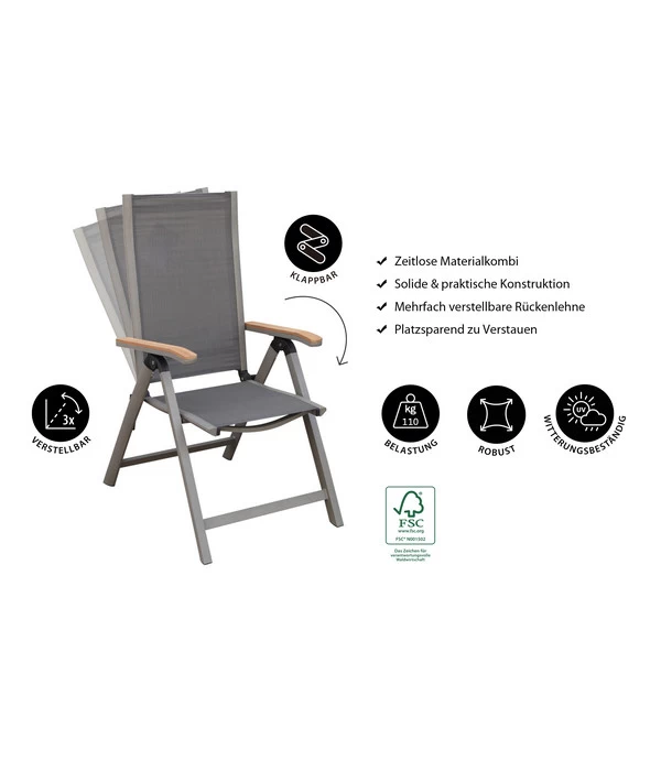 Dehner Klappstuhl Colmar 6 Dehner Klappstuhl Colmar – Bild 4