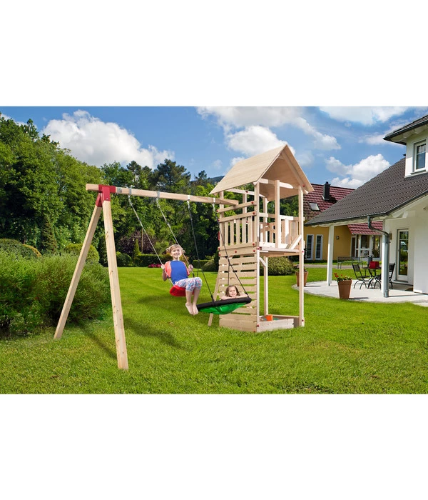 Weka Tabaluga Drachenturm Mit Satteldach, Ca. B420/H331/T290 Cm 3 Weka Tabaluga Drachenturm Mit Satteldach, Ca. B420/H331/T290 Cm