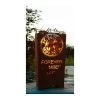 Ferrum FCB Feuerkorb Forever, Eckig, 40 X 40 X 83 Cm, Rost -Outdoor Living Verkauf 3161965 WE FS 001 FeuerkorbForeverFCBayernFCBFeuerstelle