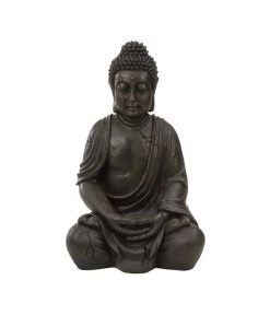 Dehner Polyresin-Buddha, Ca. B33,5/H51/T27,5 Cm
