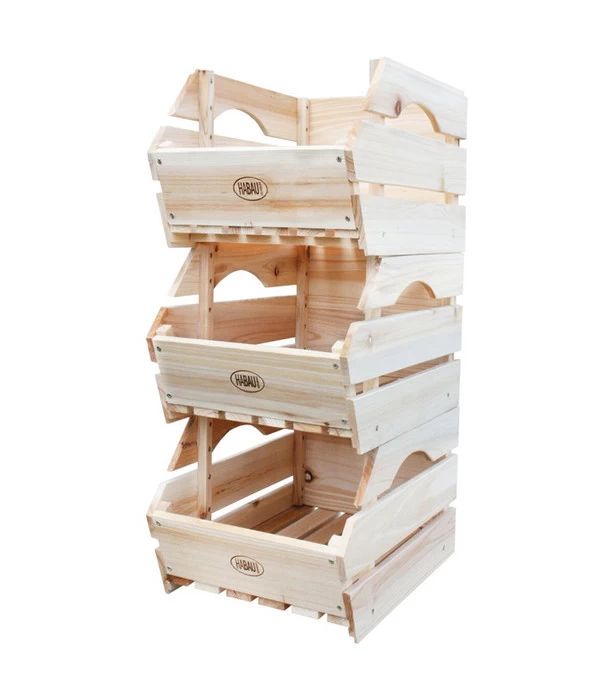 Habau Universalkiste 3er Set, Ca. B27/H20/T38 Cm 3 Habau Universalkiste 3er Set, Ca. B27/H20/T38 Cm