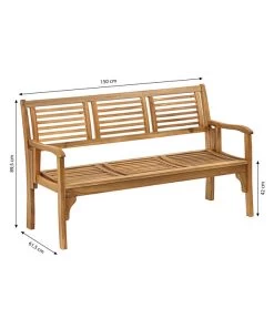 Dehner Klappbank Douglas, 3-Sitzer -Outdoor Living Verkauf 4069423 WE BG 001 DehnerKlappbankDouglas3Sitzer