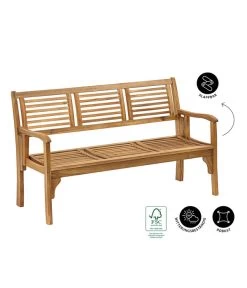 Dehner Klappbank Douglas, 3-Sitzer -Outdoor Living Verkauf 4069423 WE IG 001 3ERKLAPPBANKDOUGLAS