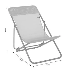 Lafuma Liegestuhl Maxi Transat, Batyline® 16 Lafuma Liegestuhl Maxi Transat, Batyline® -Outdoor Living Verkauf 4070017 WE BG 001 LafumaMaxiTransatLac