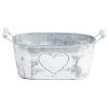 Dehner Zink-Jardiniere Mit Henkeln, Ca. B26/H15/T11,5 Cm 1 Dehner Zink-Jardiniere Mit Henkeln, Ca. B26/H15/T11,5 Cm -Outdoor Living Verkauf 4074068 WE FS 001 dehnerzinkwannemithenkelsilber