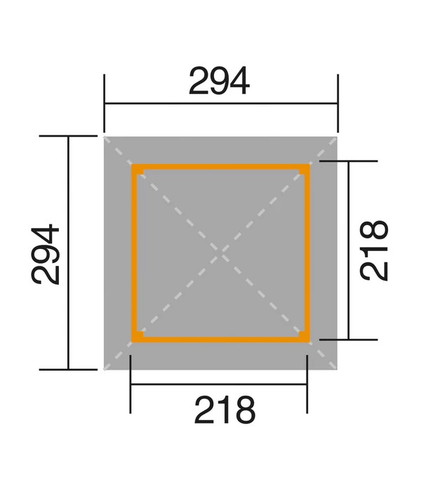 Weka Gartenoase 651 Mit Dachaufsatz, Ca. B294/H312/T294 Cm 4 Weka Gartenoase 651 Mit Dachaufsatz, Ca. B294/H312/T294 Cm – Bild 2