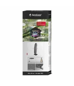 AeroCover Ampelschirmhülle Für Schirme M. Gebogenem Rohr Ø 350 Cm -Outdoor Living Verkauf 4123881 WE DE 001 AtmungsaktiveSchutzhuellefuerAmpelschirmeH250x85cm35m