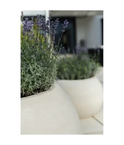 Fleur Ami Polystone-Pflanzgefäß Globe, Ca. Ø60/H43 Cm -Outdoor Living Verkauf 4184248 WE DE 001 fleuramiPolystoneGlobePflanzgefaess60x43cmCreme