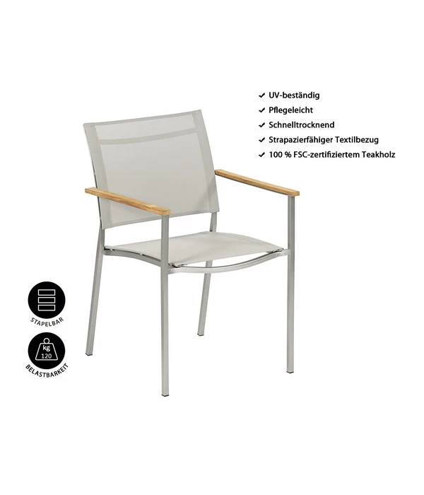 Dehner Premium Stapelstuhl Toulouse 6 Dehner Premium Stapelstuhl Toulouse – Bild 4