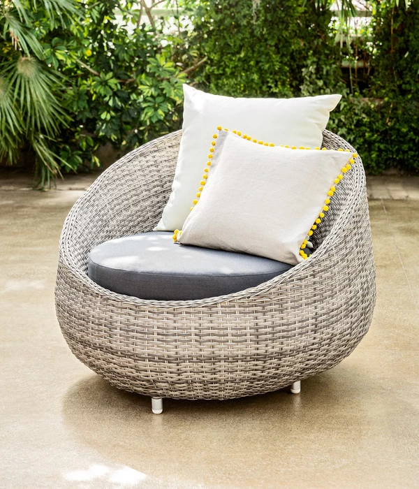 Dehner Geflechtlounge Avani, 4-teilig 5 Dehner Geflechtlounge Avani, 4-teilig – Bild 3