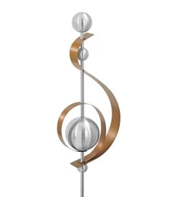 Dehner Edelstahl-Skulptur Klefo, Ca. B19/H67/T10 Cm