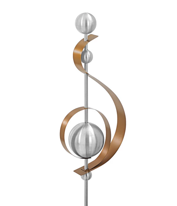 Dehner Edelstahl-Skulptur Klefo, Ca. B19/H67/T10 Cm 3 Dehner Edelstahl-Skulptur Klefo, Ca. B19/H67/T10 Cm