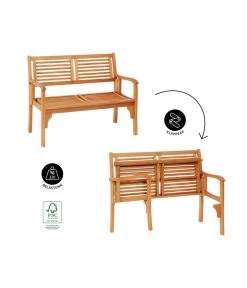 Dehner Klappbank Douglas, 2-Sitzer 16 Dehner Klappbank Douglas, 2-Sitzer -Outdoor Living Verkauf 4216784 WE IG FS 001 DehnerKlappbankDouglas2Sitzer