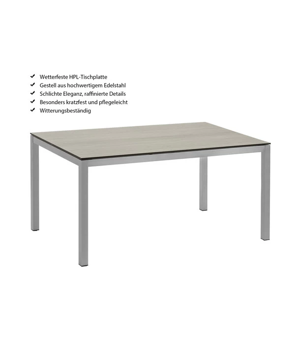 Dehner Premium Esstisch Nantes, Ca. B152/H75/T90 Cm 9 Dehner Premium Esstisch Nantes, Ca. B152/H75/T90 Cm – Bild 7