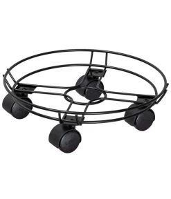 Wagner Pflanzenroller Draht, Ø 30 Cm, Schwarz