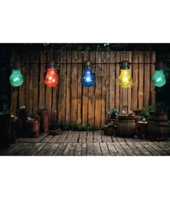 LED-Lichterkette Retro, 10 LEDs, Bunt -Outdoor Living Verkauf 4287355 WE MO 002 LEDLichterketteRetro