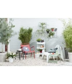 Elho Metall-Wandgitter Für Töpfe Loft Urban Green Wall Gestell, Ca. B47,3/H59/T1,5 Cm, Schwarz -Outdoor Living Verkauf 4315917 WE MO 002 elhoMetallWandgitterLoftUrbanGreenWall