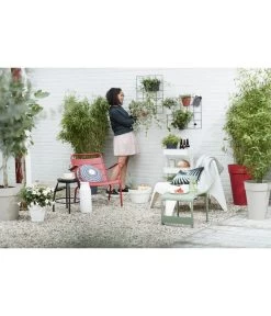 Elho Metall-Wandgitter Für Töpfe Loft Urban Green Wall Gestell, Ca. B47,3/H59/T1,5 Cm, Schwarz -Outdoor Living Verkauf 4315917 WE MO 003 elhoMetallWandgitterLoftUrbanGreenWall