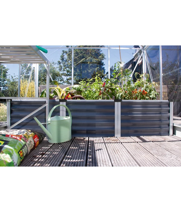 Vitavia Hochbeet Oslo In&Out, Grau/alu 3 Vitavia Hochbeet Oslo In&Out, Grau/alu