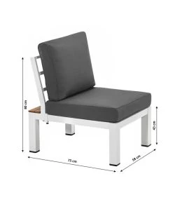 Dehner Alu-Sessel Malibu -Outdoor Living Verkauf 4436358 WE BG 001 SesselMalibu