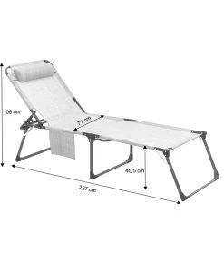 Dehner Gartenliege Mallorca, Ca. B71/H106/T227 Cm 30 Dehner Gartenliege Mallorca, Ca. B71/H106/T227 Cm -Outdoor Living Verkauf 4498341 4418174 4498101 4498176 WE FS 002 LiegeMallorcaSkizze