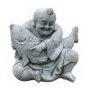 Denscho Stein-Buddha Mit Koi, 35 X 25 X 35 Cm 1 Denscho Stein-Buddha Mit Koi, 35 X 25 X 35 Cm -Outdoor Living Verkauf 5168745 WE FS 001 BuddhamitKoi35cmhochgrau