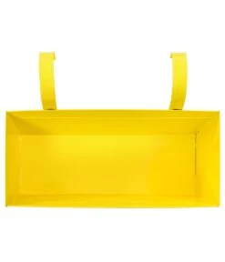 Zink-Blumenkasten -Outdoor Living Verkauf 5180542 WE DE 001 ZinkKastenmitBuegelhaltergelb40cmBlumenkasten