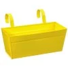 Zink-Blumenkasten 2 Zink-Blumenkasten -Outdoor Living Verkauf 5180542 WE FS 001 ZinkKastenmitBuegelhaltergelb40cmBlumenkasten