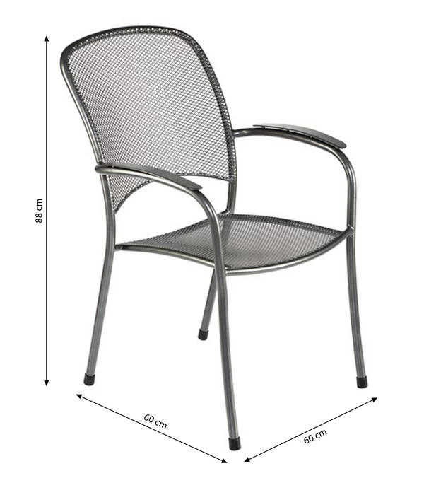 MWH Metall-Stapelsessel Carlo 6 MWH Metall-Stapelsessel Carlo – Bild 4