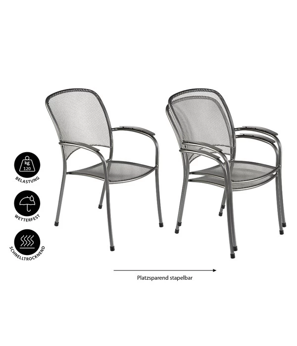 MWH Metall-Stapelsessel Carlo 5 MWH Metall-Stapelsessel Carlo – Bild 3