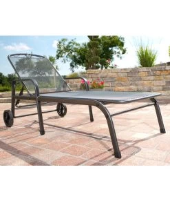 MWH Gartenliege Savoy, Ca. B81/H52/T187 Cm -Outdoor Living Verkauf 5312897 BildFS 001 MwhGartenliegeSavoyMetallLiegeSavoy