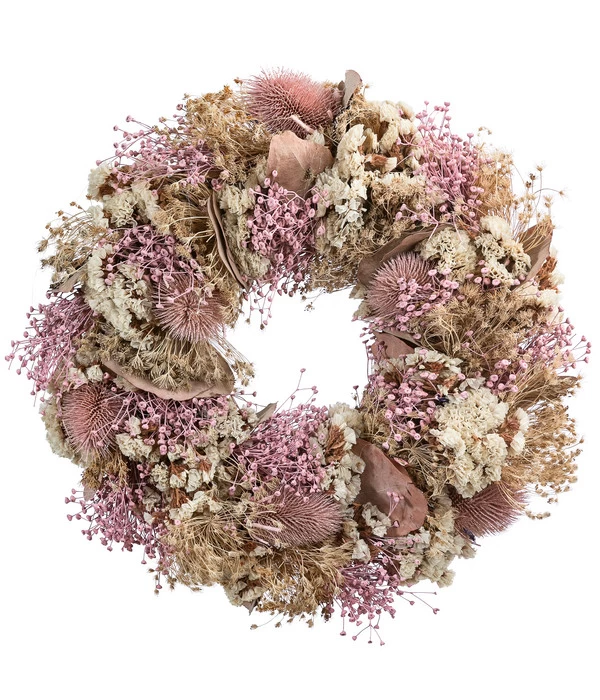 Dehner Kranz Pink Heart, Ca. Ø35 Cm 3 Dehner Kranz Pink Heart, Ca. Ø35 Cm