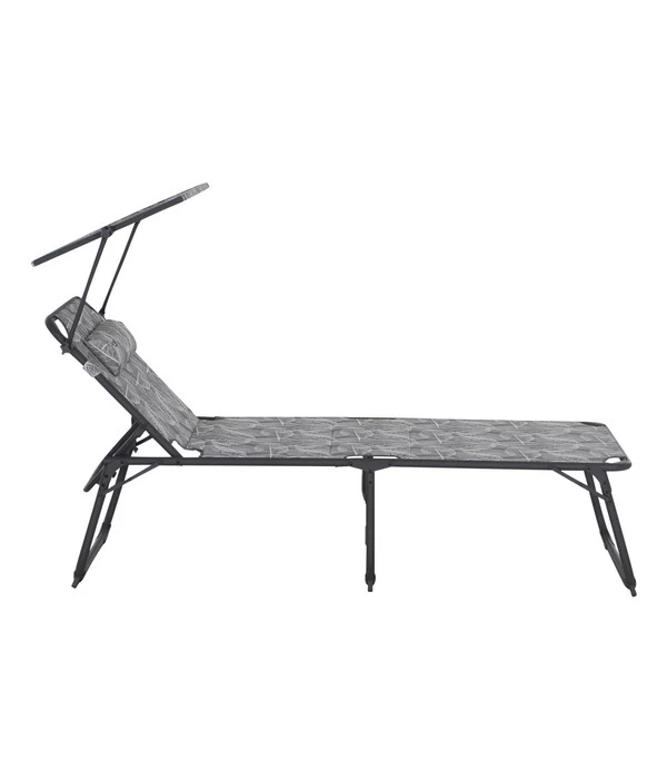 Siena Garden Campingliege Natura, Grau, Ca. B69/H43/T200 Cm 3 Siena Garden Campingliege Natura, Grau, Ca. B69/H43/T200 Cm