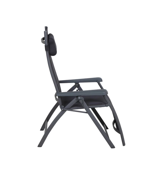 Siena Garden Camping Relaxstuhl XL Premium, Anthrazit 4 Siena Garden Camping Relaxstuhl XL Premium, Anthrazit – Bild 2
