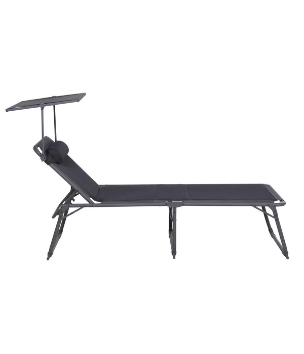 Siena Garden Campingliege Premium, Anthrazit, Ca. B69/H43/T200 Cm 3 Siena Garden Campingliege Premium, Anthrazit, Ca. B69/H43/T200 Cm