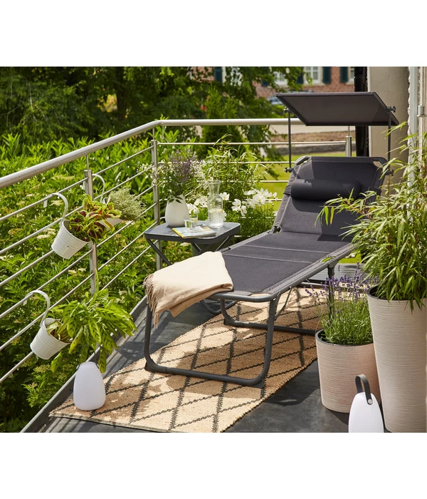 Siena Garden Campingliege Premium, Anthrazit, Ca. B69/H43/T200 Cm 8 Siena Garden Campingliege Premium, Anthrazit, Ca. B69/H43/T200 Cm – Bild 6