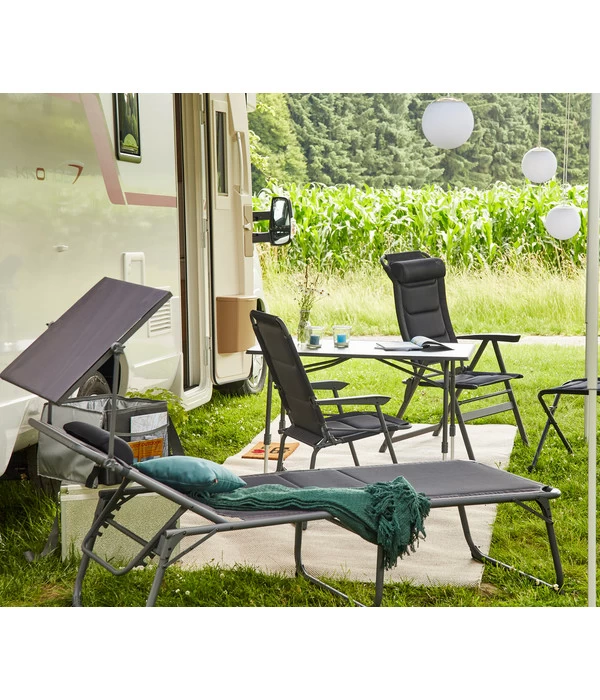 Siena Garden Campingliege Premium, Anthrazit, Ca. B69/H43/T200 Cm 9 Siena Garden Campingliege Premium, Anthrazit, Ca. B69/H43/T200 Cm – Bild 7