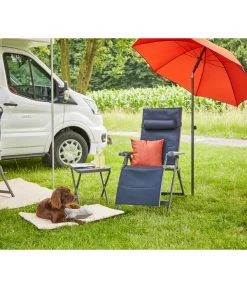 Siena Garden Camping Relaxstuhl Premium, Blau -Outdoor Living Verkauf 6603070 WE MO 001 SienaGardenCampingRelaxstuhLPremiumBlau