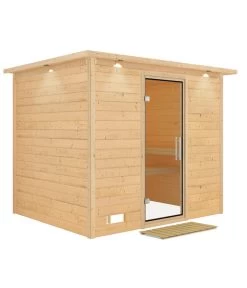 Wolff Finnhaus Innensauna Basic Nikos, Ca. B259/H205/T210 Cm